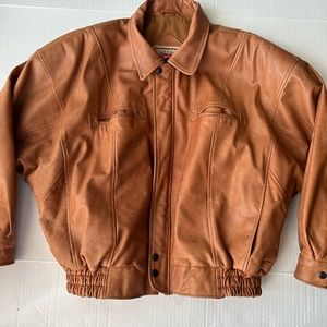 Leather jacket women’s large